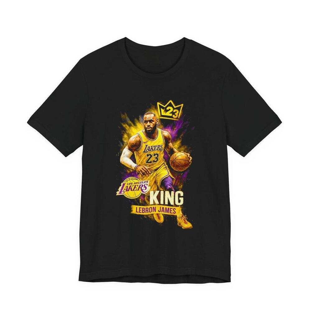 Lebron James 23 Los Angeles Lakers Basketball T-Shirt